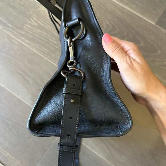 BALENCIAGA LEATHER CITY BLACKOUT BAG - Picture 12 of 13